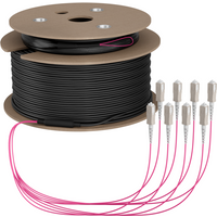 Trunkkabel U-DQ(ZN)BH OM4 8G (1x8) SC-SC, 60m Dca LSZH