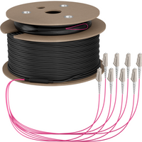 Trunkkabel U-DQ(ZN)BH OM4 8G (1x8) LC-LC, 160m Dca LSZH
