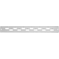 Glasfaser Verteiler Frontblende 24 x SC Duplex/LC Quad, vertikal, schwarz - 1 VPE = 100 St�ck