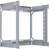 Rückrahmen für 19" X-Rack Wandgehäuse, 400-600mm 12HE 600x600mm verzinkt 1/3