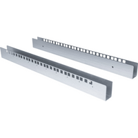 Rückseitige 19" Montageschienen 9HE für X-Rack, Set 2 Stück