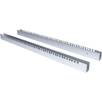 Rückseitige 19" Montageschienen 15HE für X-Rack, Set 2 Stück