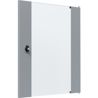 Glastür für 19" X-Rack Wandgehäuse, 15HE grau RAL7035 3/3