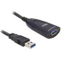 DELOCK USB3.0 Verl. A -> A St/Bu 5.00m aktiv