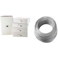 Logilink Patchkabel CAT6 U/UTP AWG24 100.00m weiß Econline