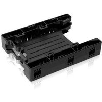 Einbaurahmen IcyDock 2x6,3cm IDE/SATAD in 3,5" HDD/SSD sw