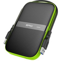 Silicon Power 6.3cm 2TB USB3.2 A60 water-res. Black/Green extern retail