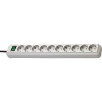 Brennenstuhl Steckdosenleiste ECO-Line 10x 3m lichtgrau