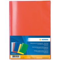 HERMA Heftschoner 10er Set A5 transparent (5 Farben) HERMA Heftschoner 10er Set A5 transparent (5 Farben)