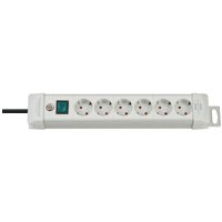 Brennenstuhl Steckdosenleiste Premium-Line 6x 3m grau