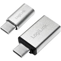 Logilink Adapter 2stk. USB-A/Type-C  Micro-USB/Type-C Logilink Adapter 2stk. USB-A/Type-C  Micro-USB/Type-C