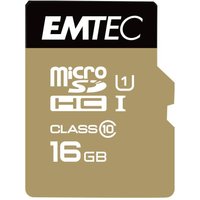 Emtec mSD 16GB UHS-I U1 EliteGold + Adapter