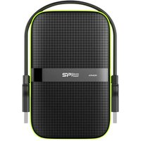 Silicon Power 6.3cm 4TB USB3.2 A60 water-res. Black/Green extern retail