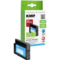 KMP Patrone HP 953XL (F6U16AE) cyan 2000 S. H166 Hybrid-Chip refilled
