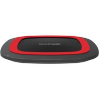 RealPower Ladegerät FreeCharge-10 + Adapter schwarz/rot