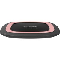 RealPower Ladegerät FreeCharge-10 + Adapter schwarz/rosa