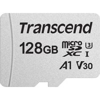 SD microSD Card 128GB Transcend SDXC USD300S-A w/Adapter