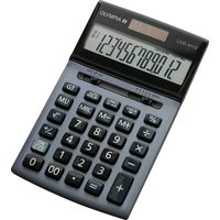 Olympia Taschenrechner LCD-4112 stahlblau