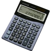Olympia Taschenrechner LCD-4312 stahlblau