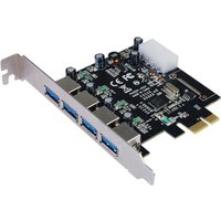 Longshine USB 3.0 Card PCIe 4*extern retail