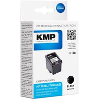 KMP Patrone HP 303XL (T6N04AE) black 600 S. H178 refilled