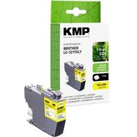 KMP Patrone Brother LC3219XLY yellow 1500 S. B58YX refilled