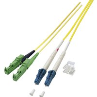 EFB Duplex Patchkabel LC-E2000 9/125 OS2 LSZH 3mm 2.0m gelb