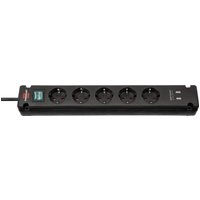 Brennenstuhl Steckdosenleiste Bremounta 5x schwarz 3m
