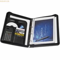 Genie 10742 - Kunstleder - Schwarz - A4 - Visitenkarte - CD - Papier - Reißverschluss - 280 mm
