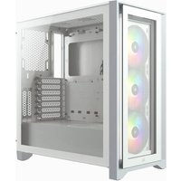 CORSAIR Geh Midi iCUE 4000X RGB (Tempered Glass) White