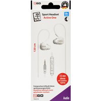 2GO In-Ear Sport-Headset "Active" m. Rufann.&Lautstärker. we