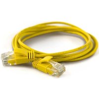 Wantec Patchkabel UTP CAT6a d=2,8mm 25,00m gelb