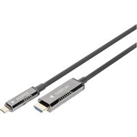 DIGITUS 4K USB Typ - C auf HDMI AOC Adapterkabel, 20,0m