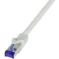 Logilink Patchkabel Ultraflex, Cat.6A, S/FTP, grau, 50 m
