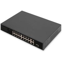 DIGITUS Switch 16-Port 10/100  32W  PoE           schwarz DIGITUS Switch 16-Port 10/100  32W  PoE           schwarz