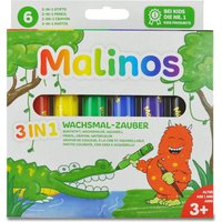 Malinos Wachsmalstifte Wachsmal-Zauber 6 Farben 3+