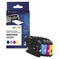 Freecolor Patrone Brother LC223 Multiplack BK/C/M/Y remanufactured