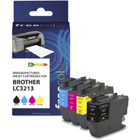 Freecolor Patrone Brother LC3213 Multipack BK/M/C/Y remanufactured