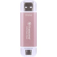 SSD 512GB Transcend ESD310P Portable, USB 10Gbps, Type-C/A