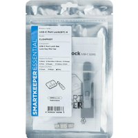 SmartKeeper Mini "USB-C Port" Blocker grau 4 Stk.+Key