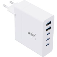 Verico Ladegerät MOJO GaN 140W PD, 5-Port (USB-A & USB-C) WH retail