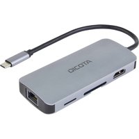 Dicota USB-C 8-in-1 Multi Hub 4K PD 100W silver