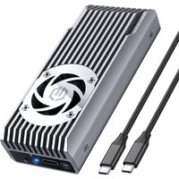 GRAUGEAR externes Gehäuse USB-C M.2 NVMe mit Lüfter 20Gbit