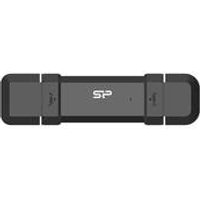 Silicon Power USB-Stick 250GB USB3.2 + Type-C DS72 Black