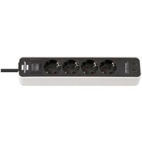 Brennenstuhl Steckdosenleiste Ecolor 4fach USB C 15.5 ws/sw.