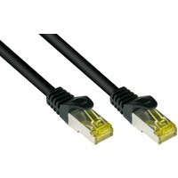 Good Connections Patchkabel m. Cat.7 Rohk. schwarz 15m