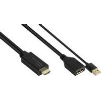Good Connections Adapter HDMI2.0b-St.-DP1.2-Bu. 0,3m