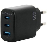 Mobilis Wall Charger 65W - 2USB C + 1USB A - GaN