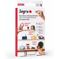 tesa Sugru Allzweckkleber 8Stk rot/blau/gelb/schwarz/weiß