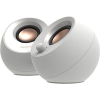 Creative Aktivbox Pebble V3 2.0,Bluetooth 5.0,USB Audio,weiß